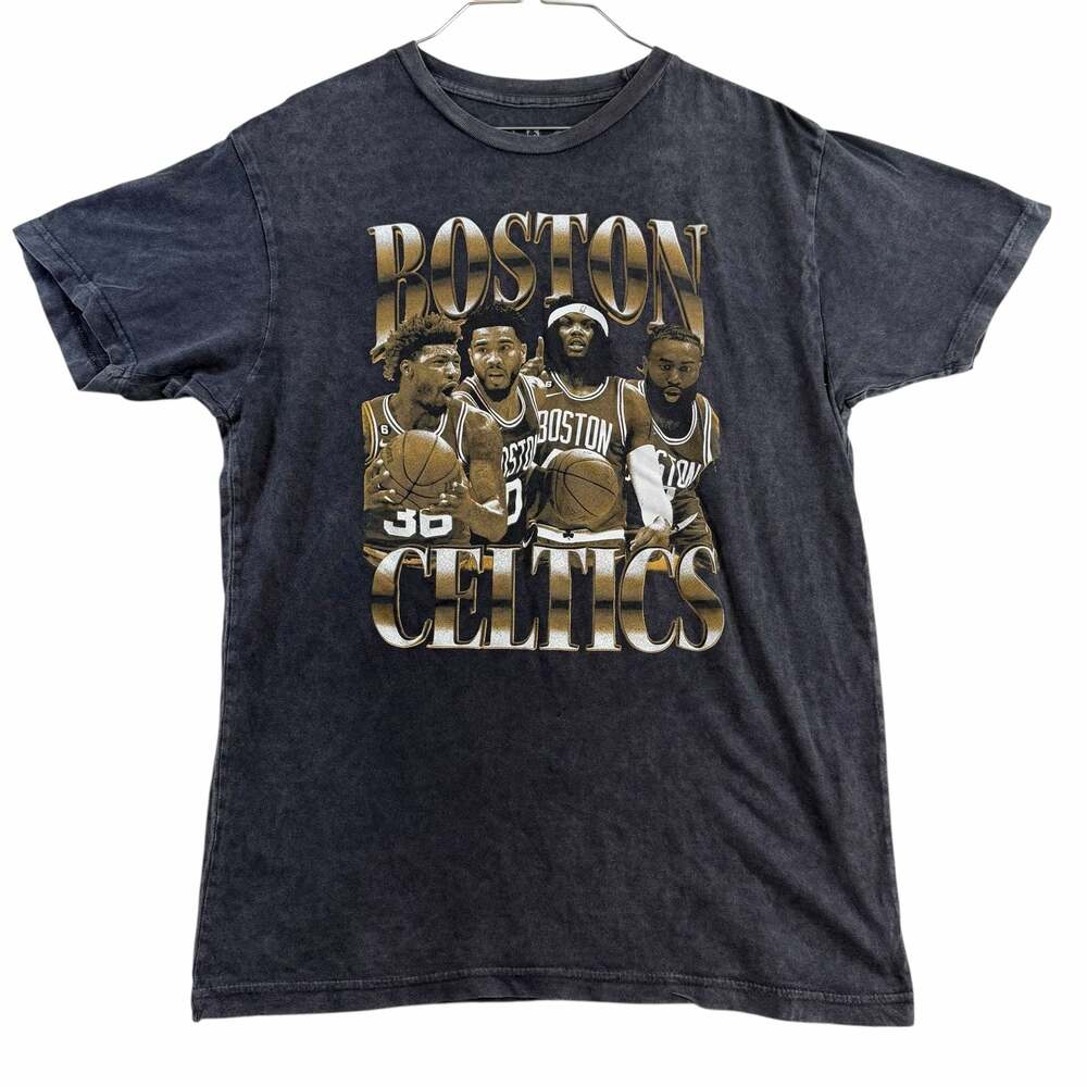 Stadium Essentials Boston Celtics Graphic T-Shirt Vintage Wash Black